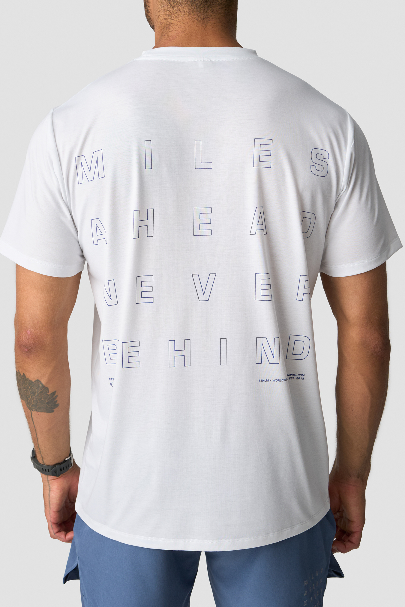 Mirage Dri-Release T-Shirt Print White Snow - billede 0
