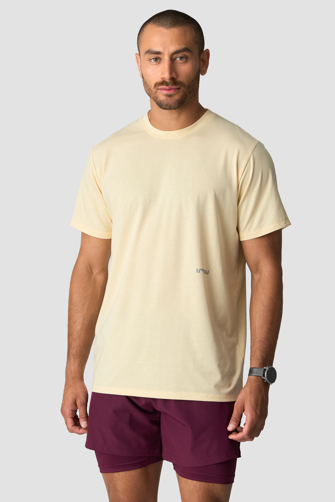 Mirage Dri-Release T-Shirt Print Butter Yellow - billede 2