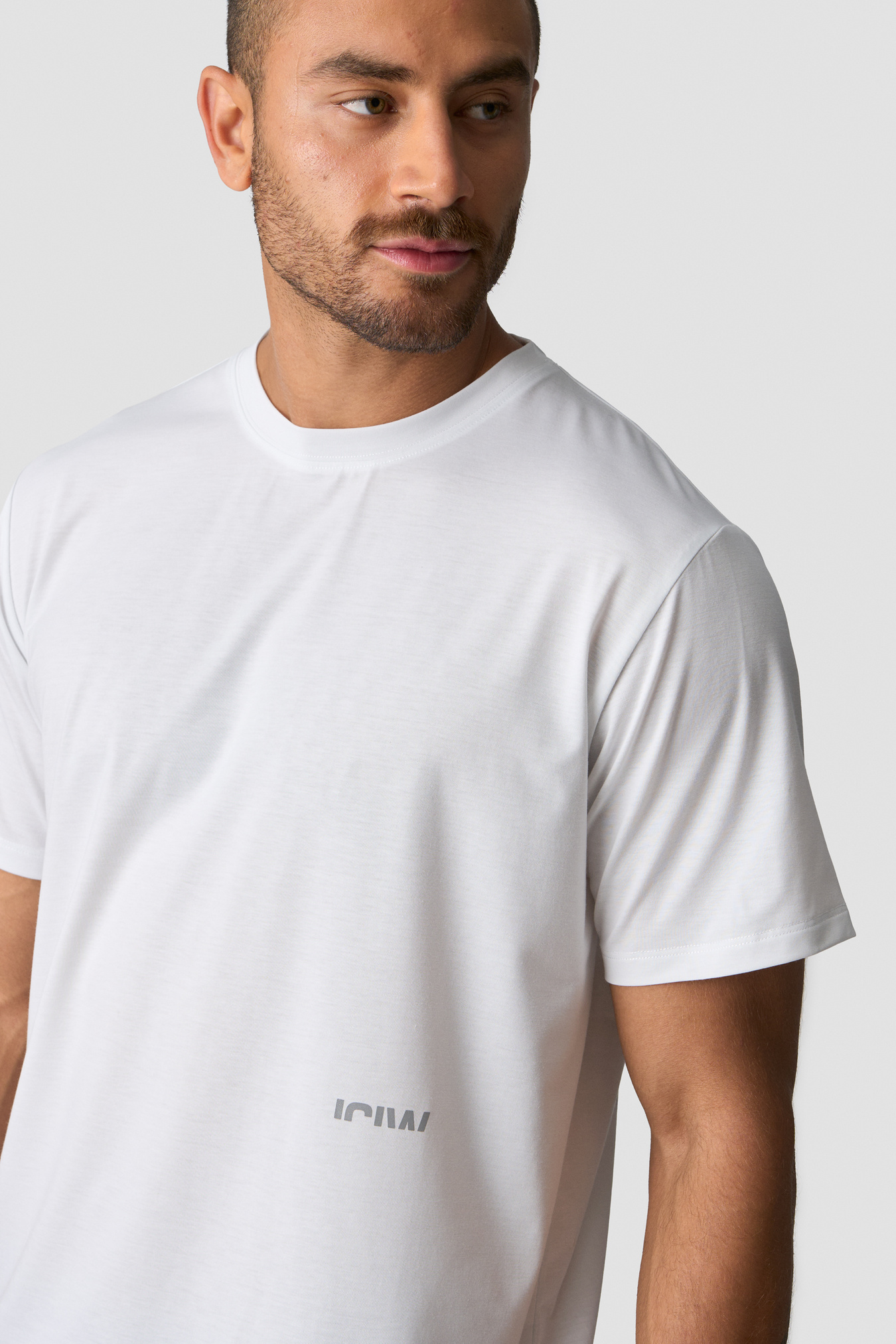 Mirage Dri-Release T-Shirt Print White Snow - billede 3