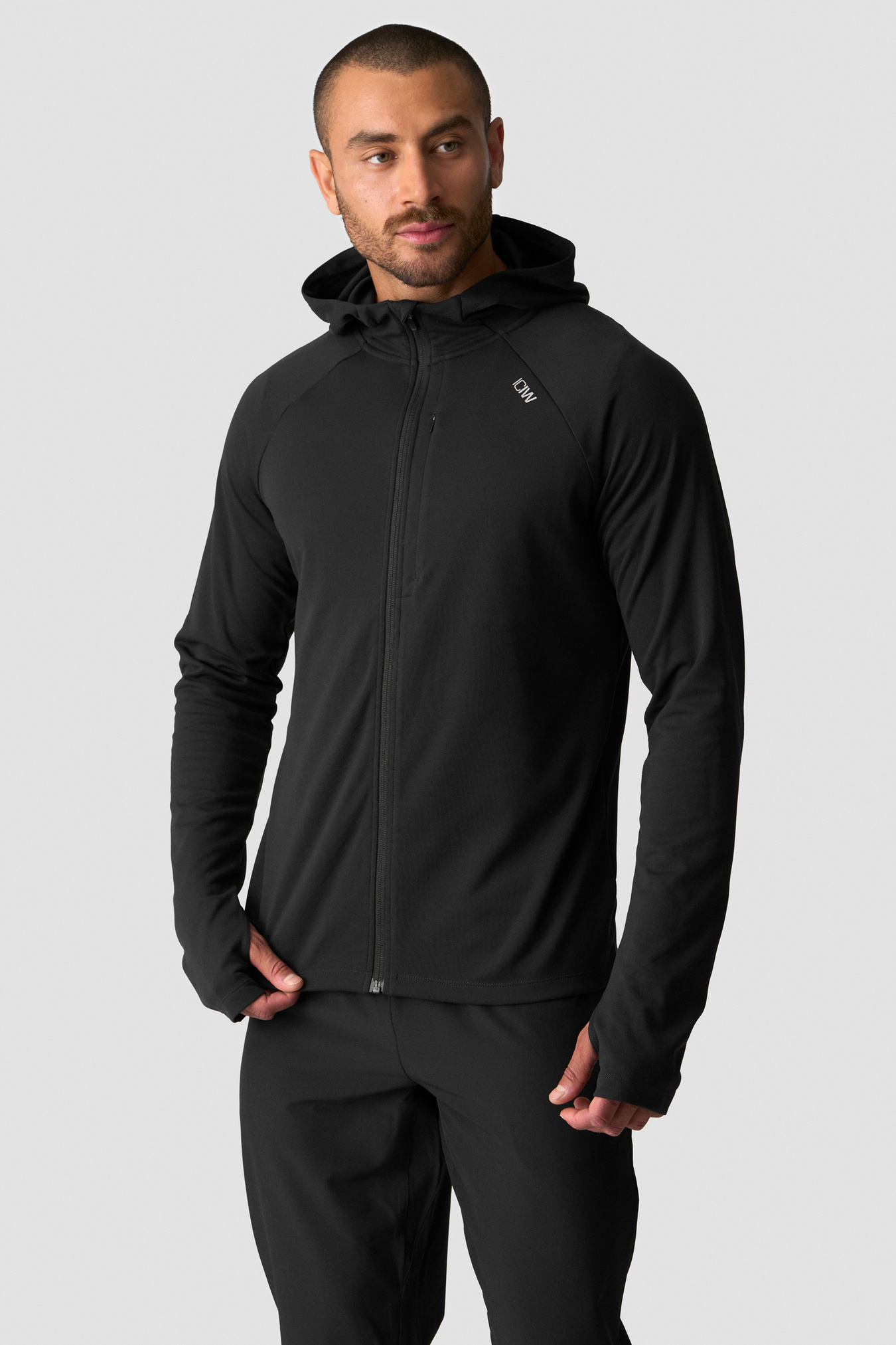Mirage Hooded Zip Up Midlayer Black - billede 0
