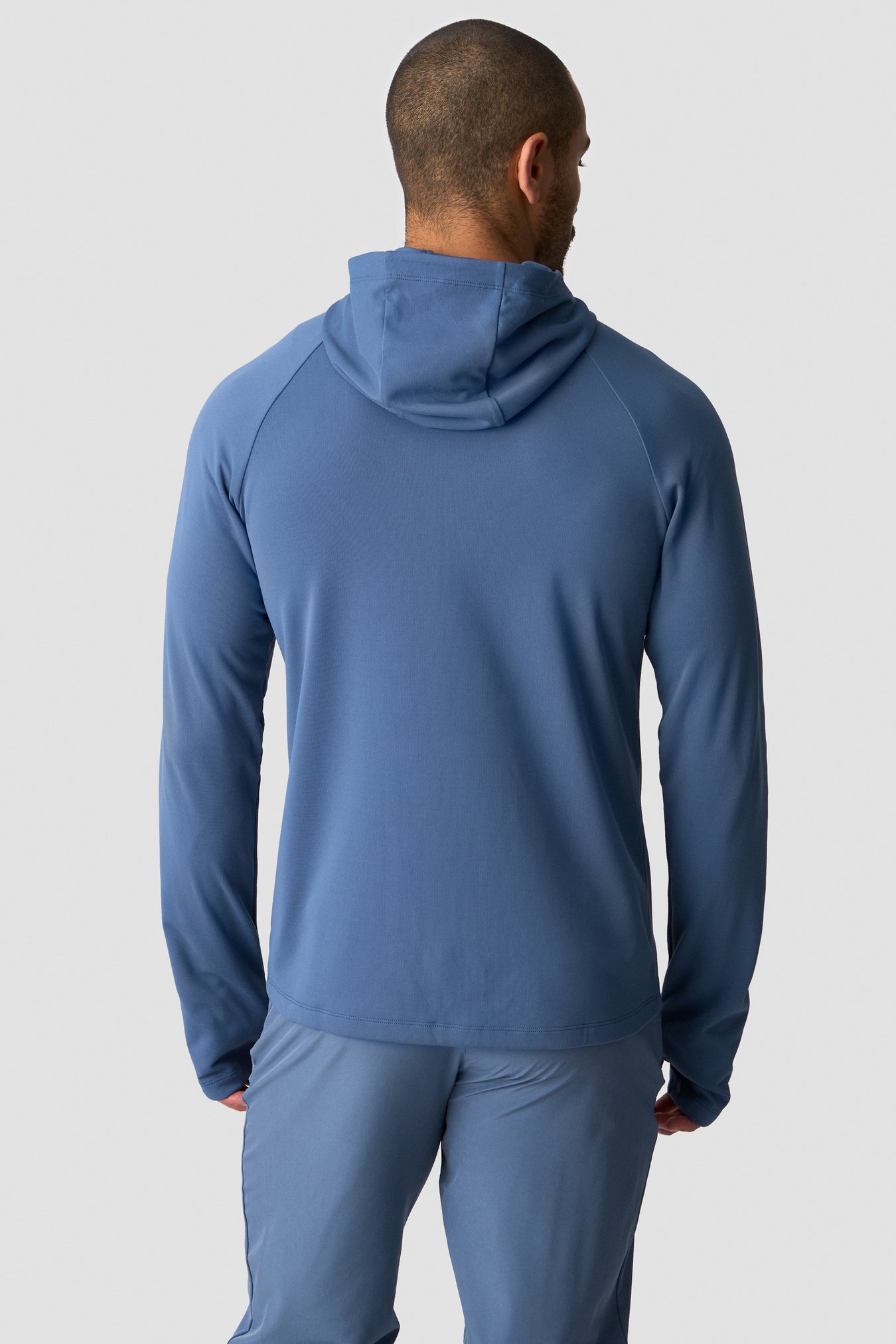 Mirage Hooded Zip Up Midlayer Dusty Twilight Blue - billede 2
