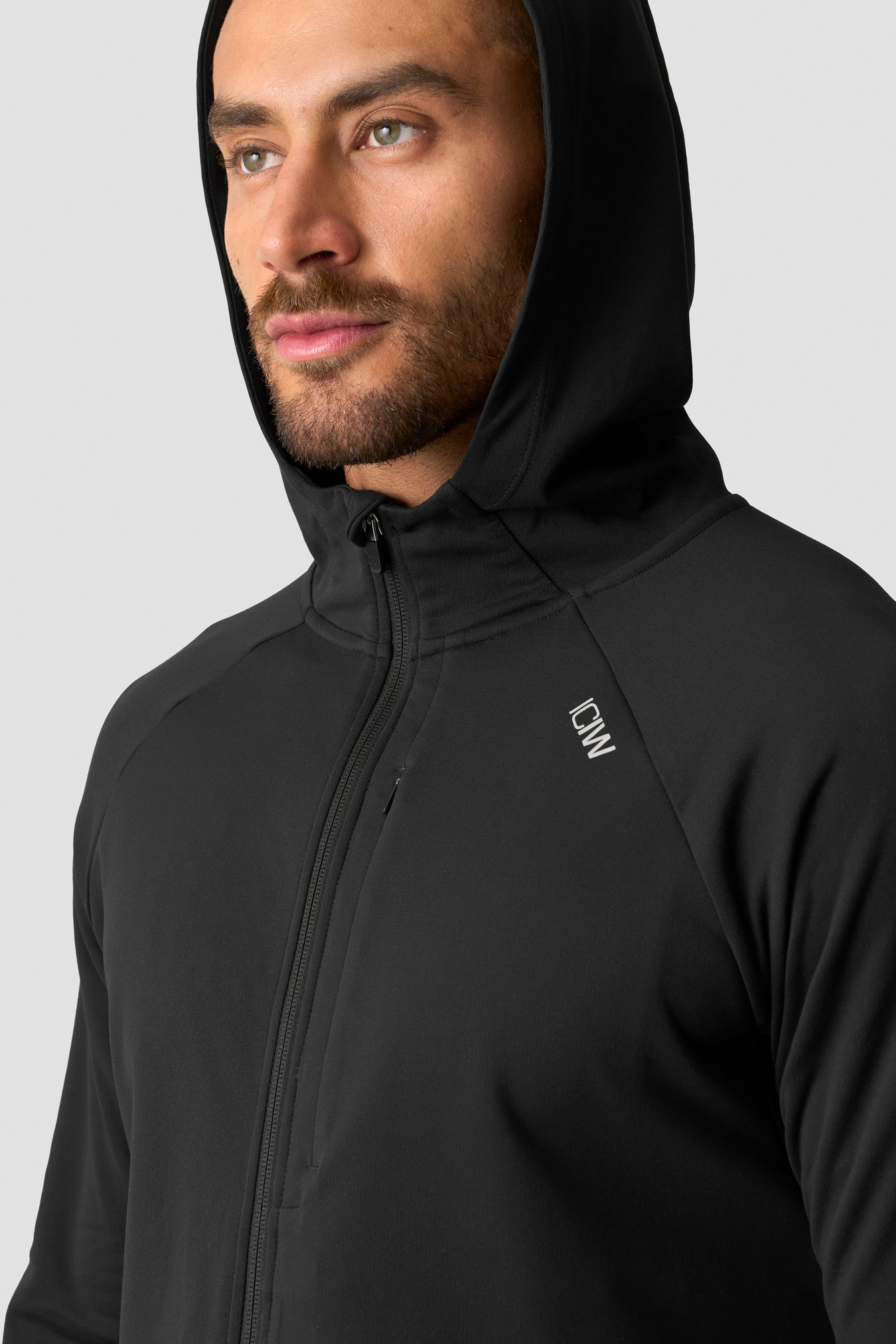 Mirage Hooded Zip Up Midlayer Black - billede 3