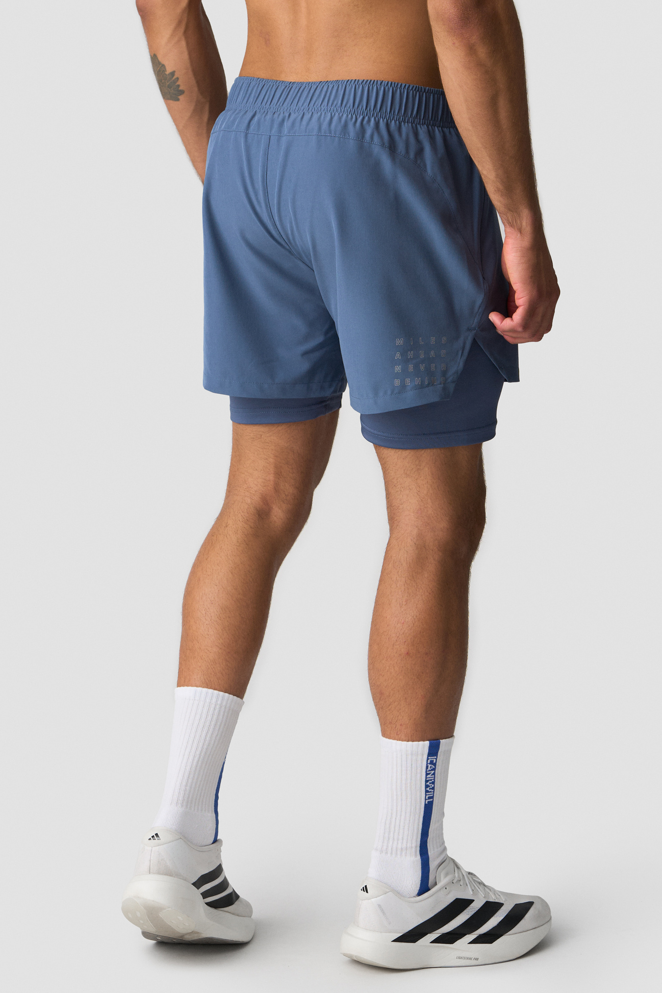 Mirage 2-in-1 5 Inch Shorts Dusty Twilight Blue - billede 0