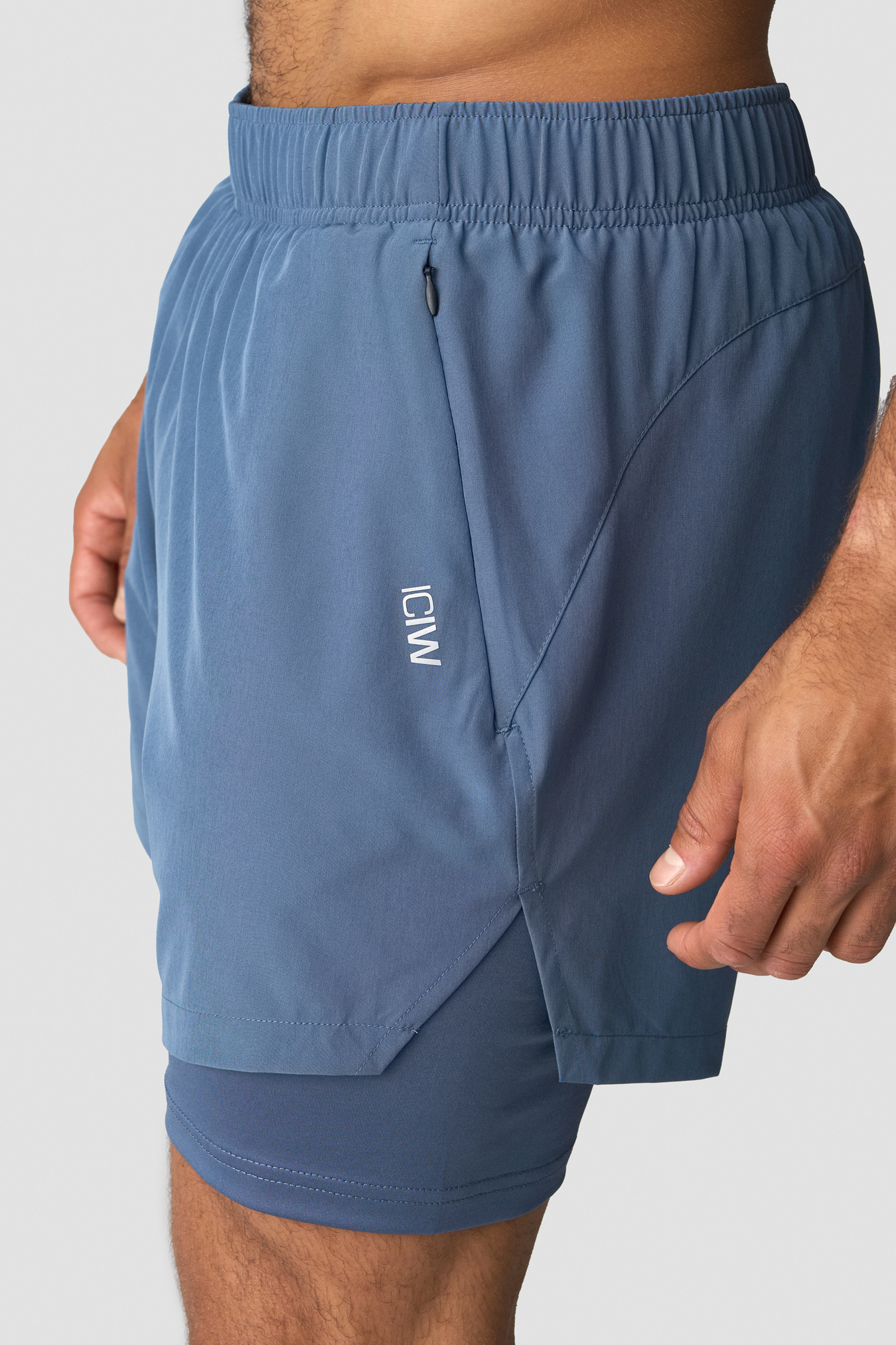 Mirage 2-in-1 5 Inch Shorts Dusty Twilight Blue - billede 2
