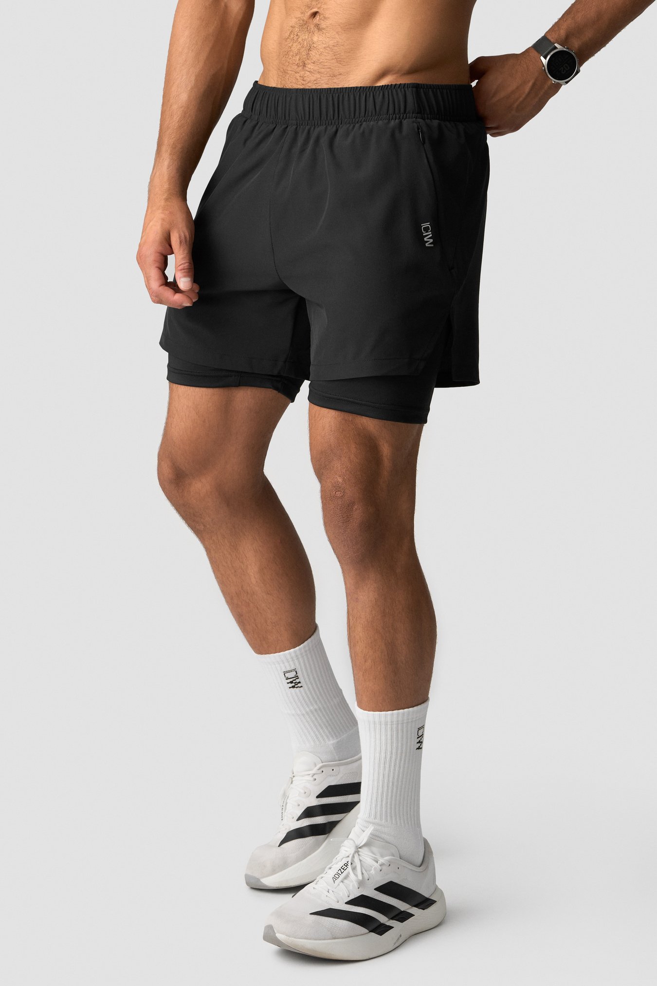 Mirage 2-in-1 5 Inch Shorts Black - billede 1