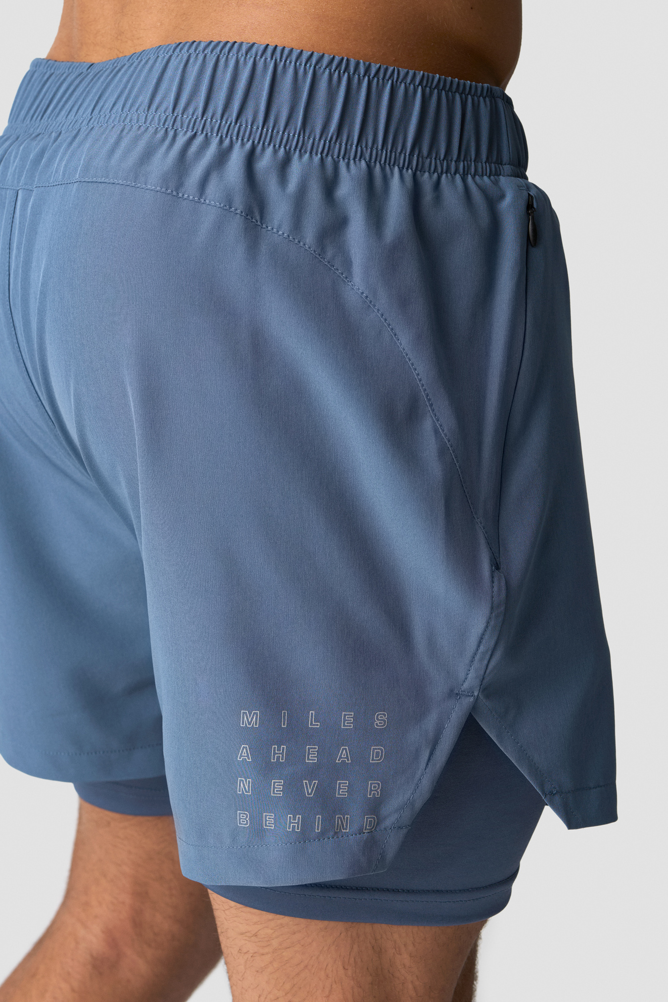 Mirage 2-in-1 5 Inch Shorts Dusty Twilight Blue - billede 3