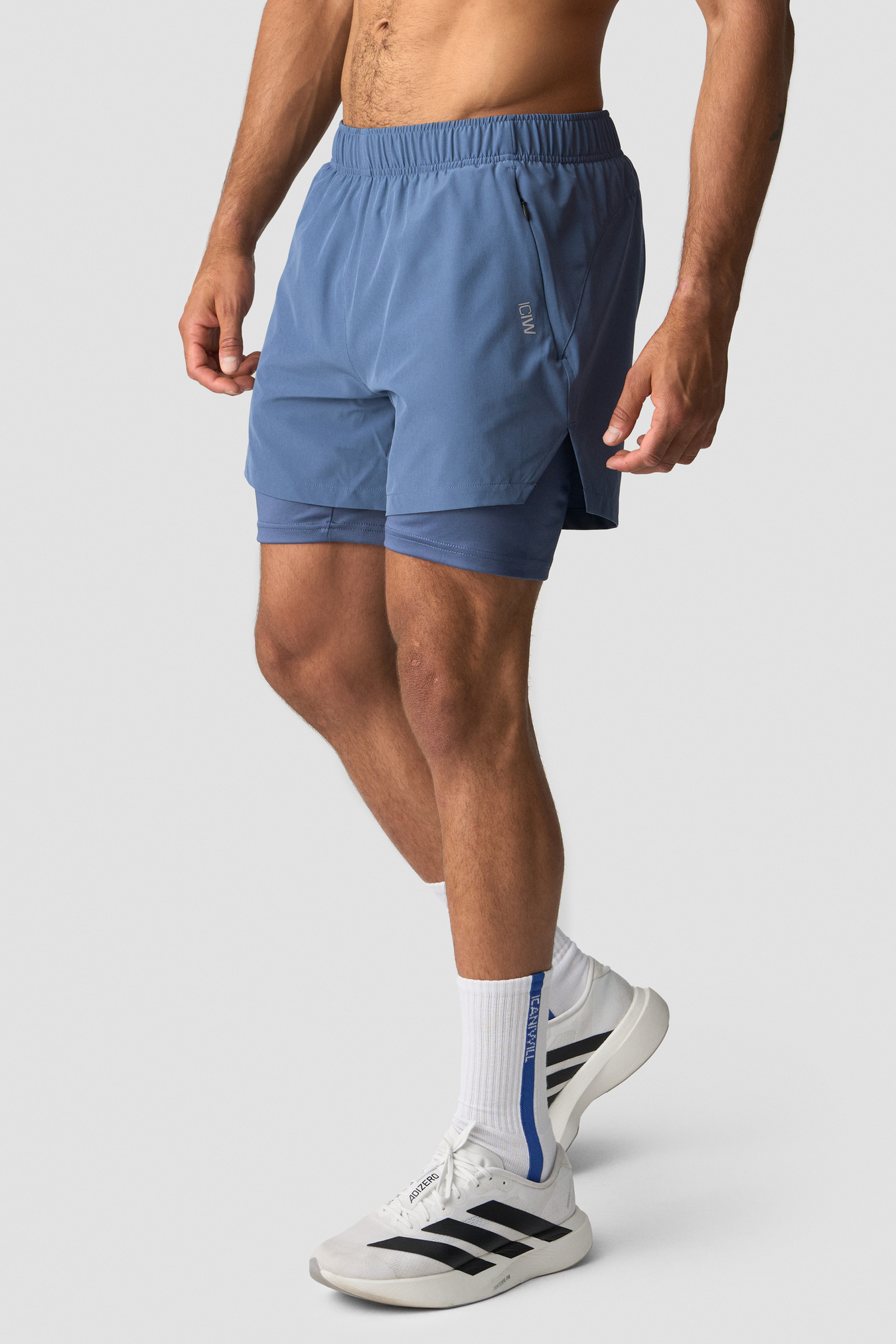 Mirage 2-in-1 5 Inch Shorts Dusty Twilight Blue - billede 1