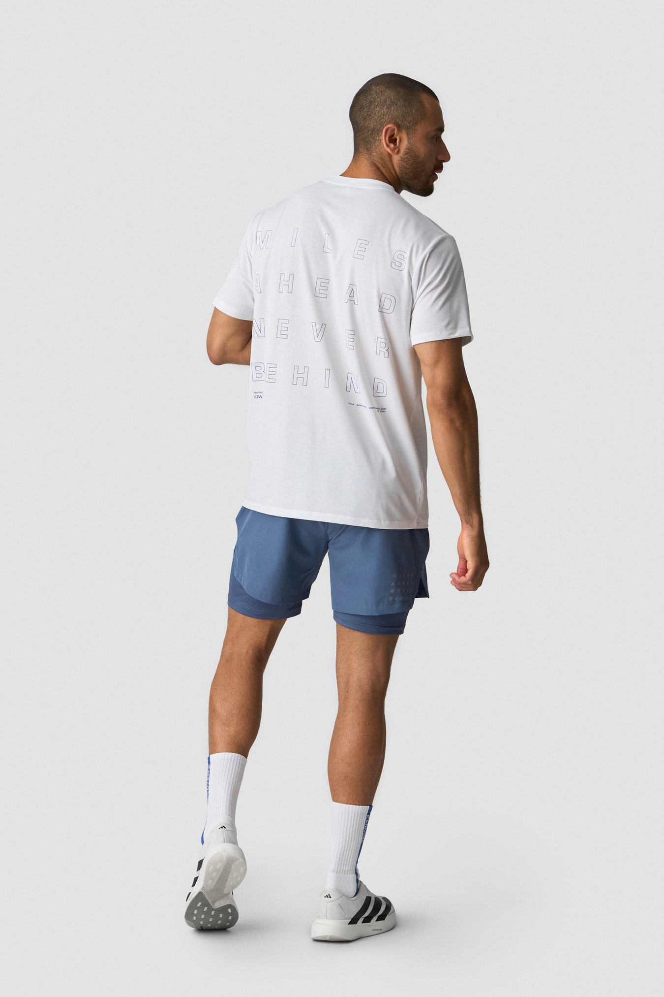 Mirage 2-in-1 5 Inch Shorts Dusty Twilight Blue - billede 5