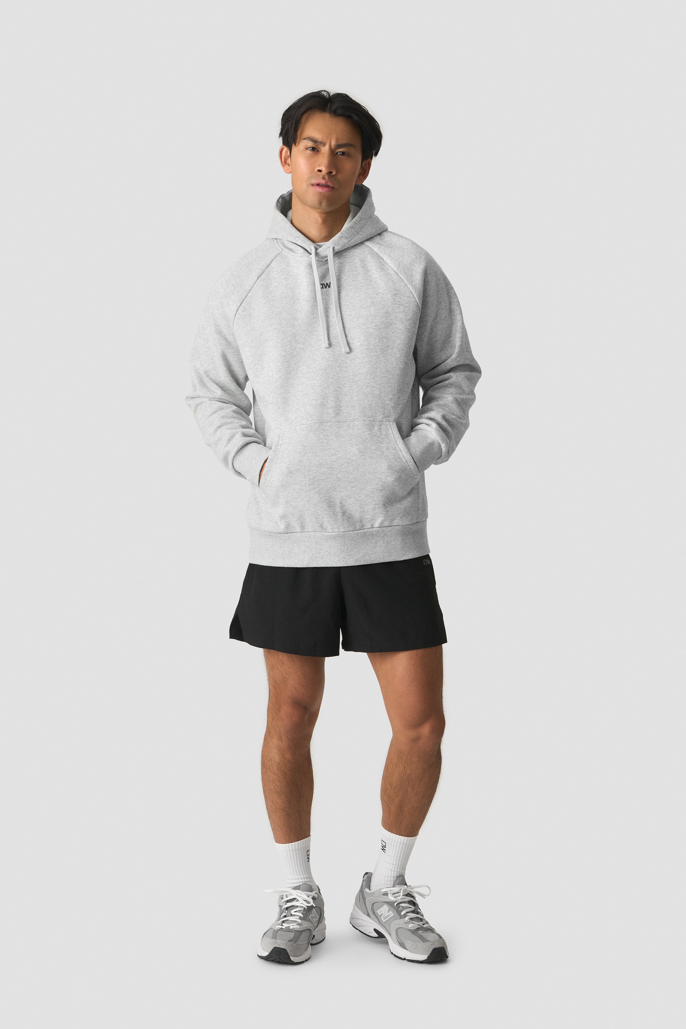 Everyday Hoodie Light Grey Melange - bilde 3