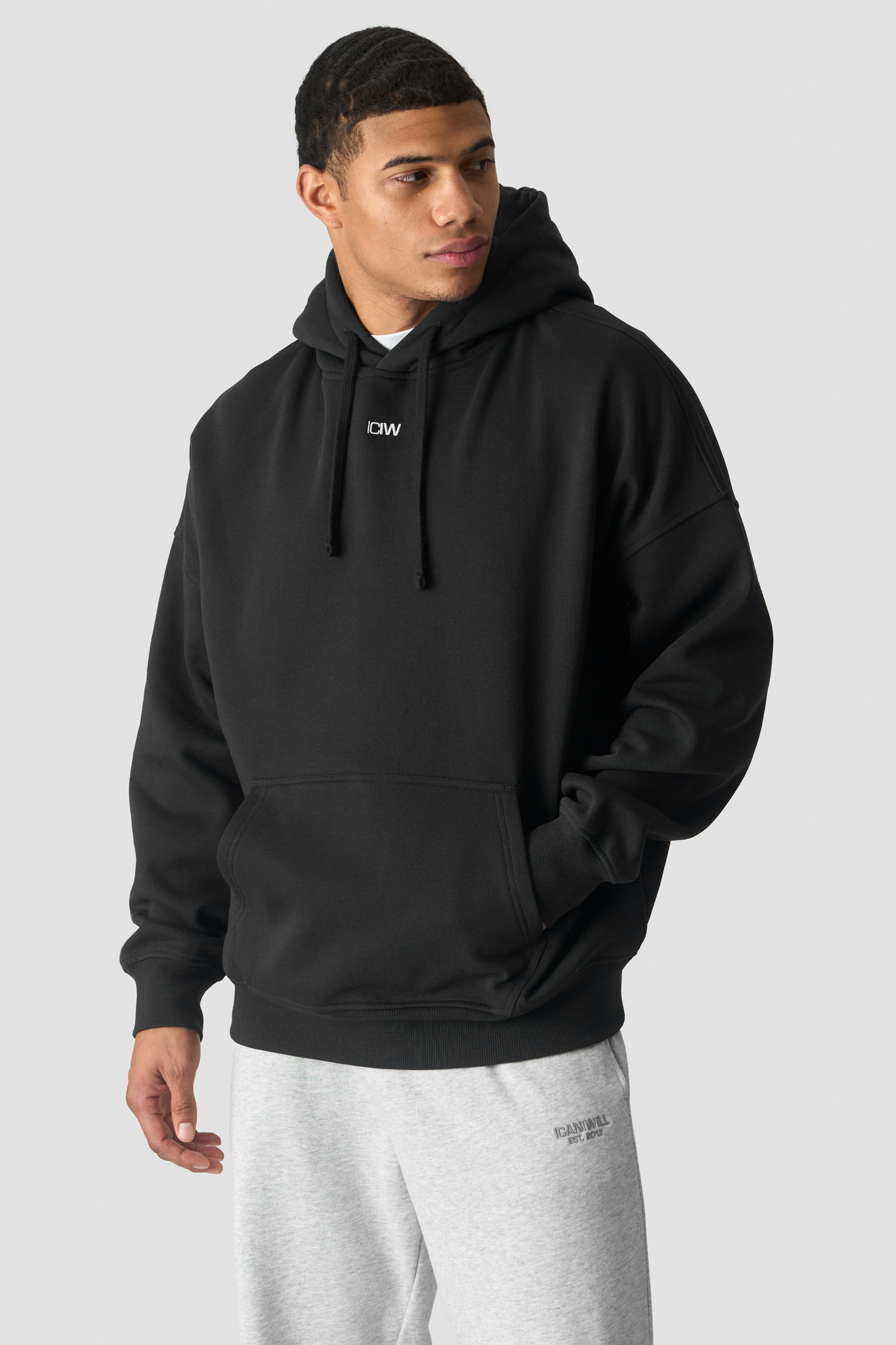 Everyday Relaxed Hoodie Black - immagine $