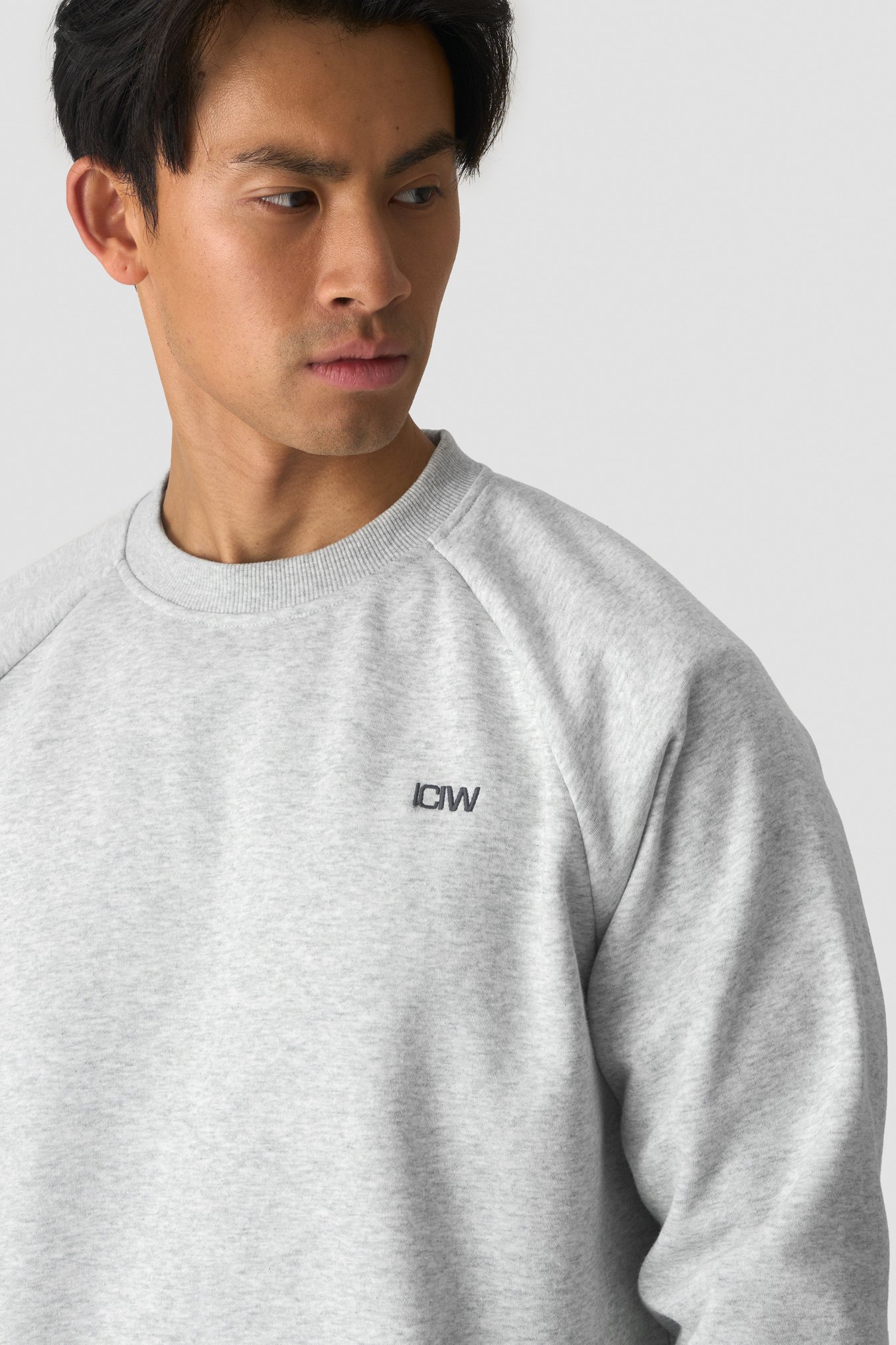 Everyday Crewneck Light Grey Melange - Bild 2