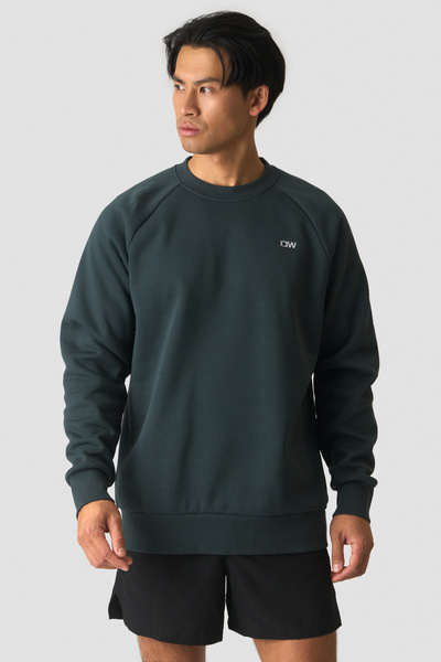 Everyday Crewneck Dark Green - undefined