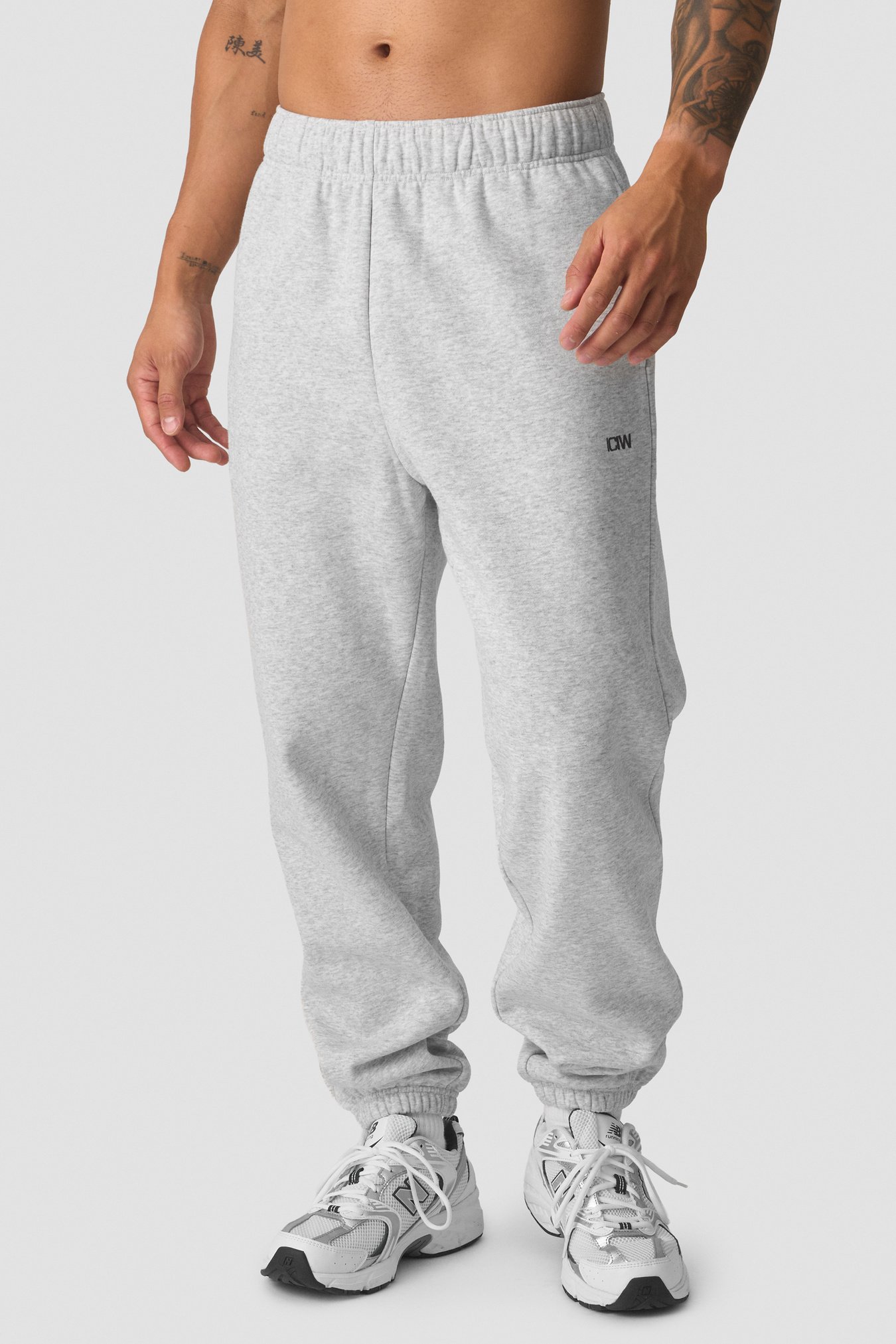 Everyday Sweat Pants Light Grey Melange - bilde 0