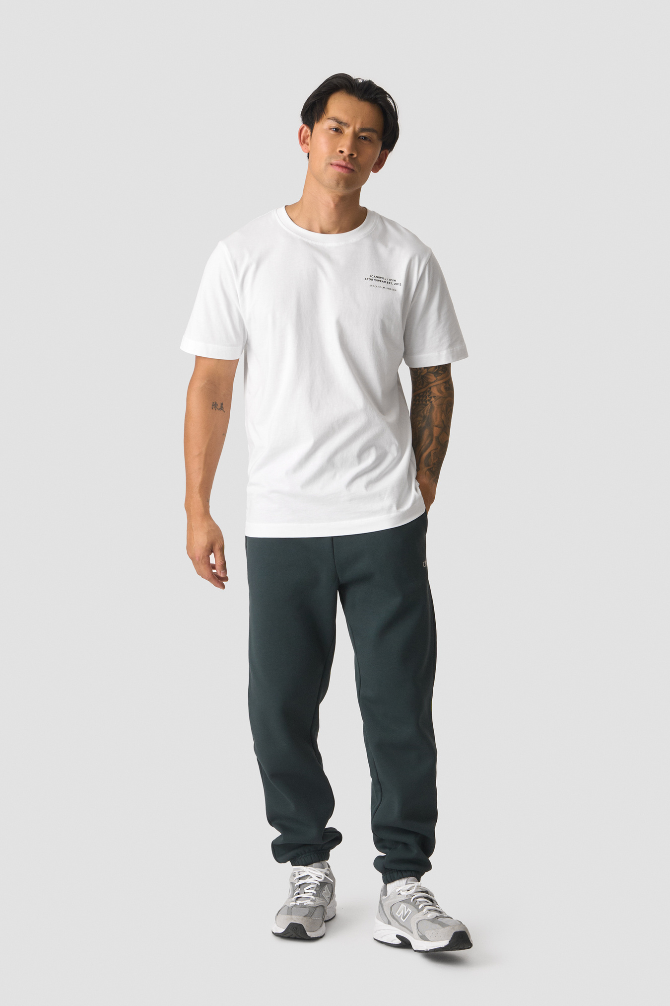 Everyday Sweat Pants Dark Green - bilde 3