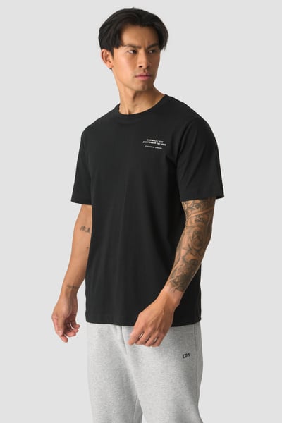 Everyday Cotton T-shirt P Black - undefined