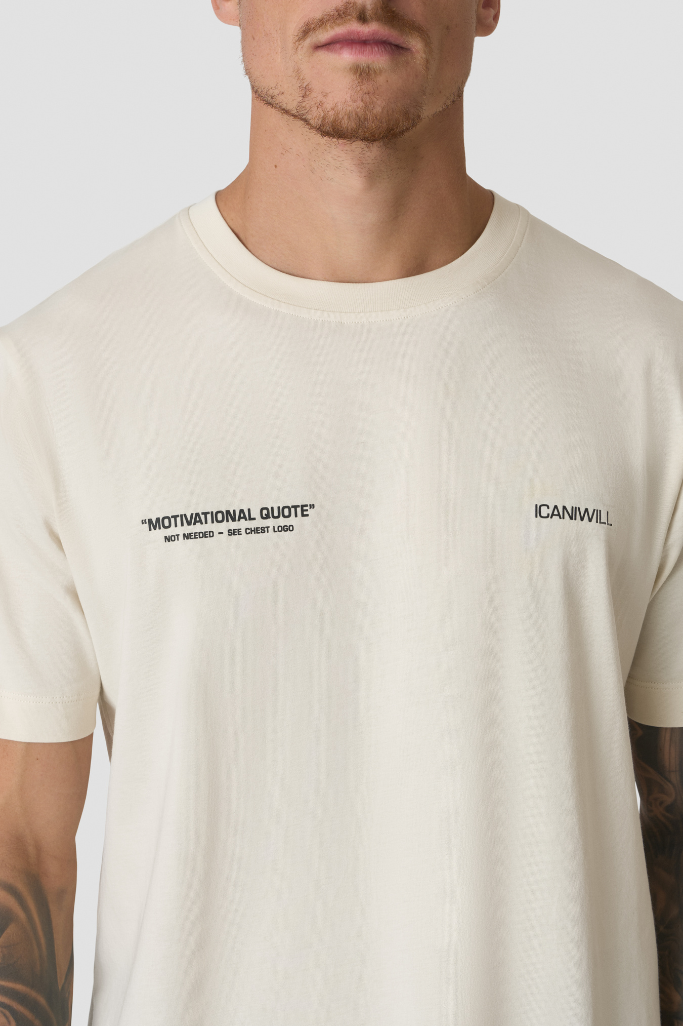 Everyday Cotton T-shirt Cream - bilde 2