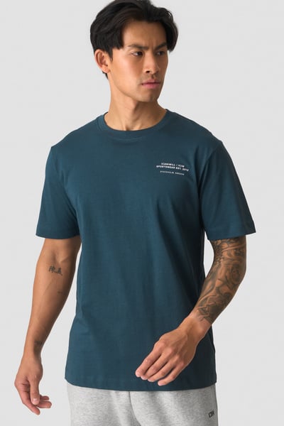 Everyday Cotton T-shirt P Dark Dusty Teal - undefined