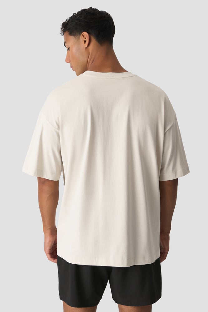Everyday OS T-shirt Print Light Beige