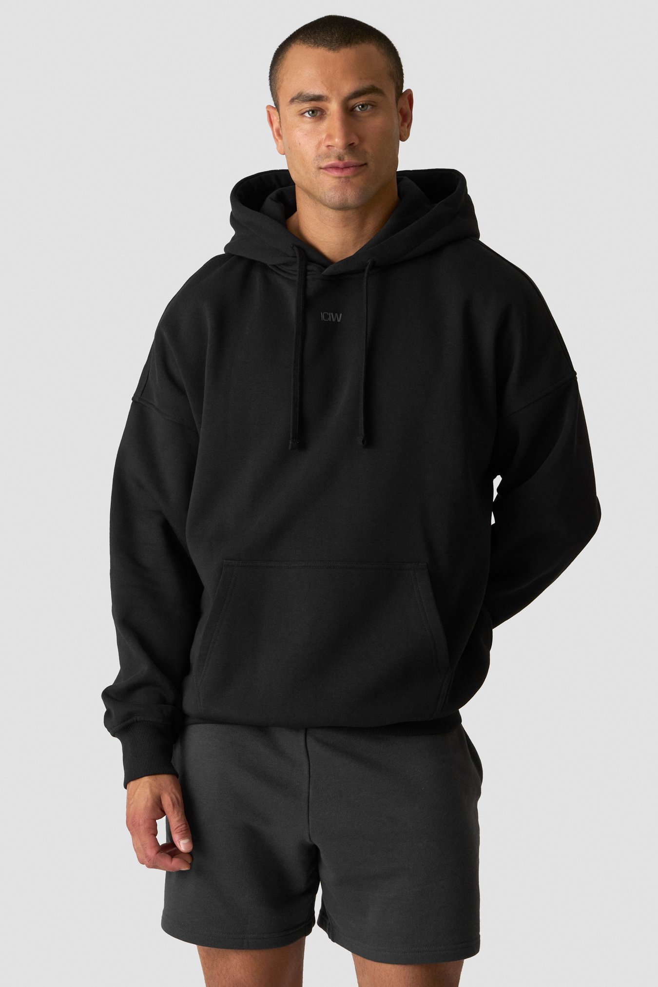 Everyday Relaxed Hoodie Print Black - Bild 2