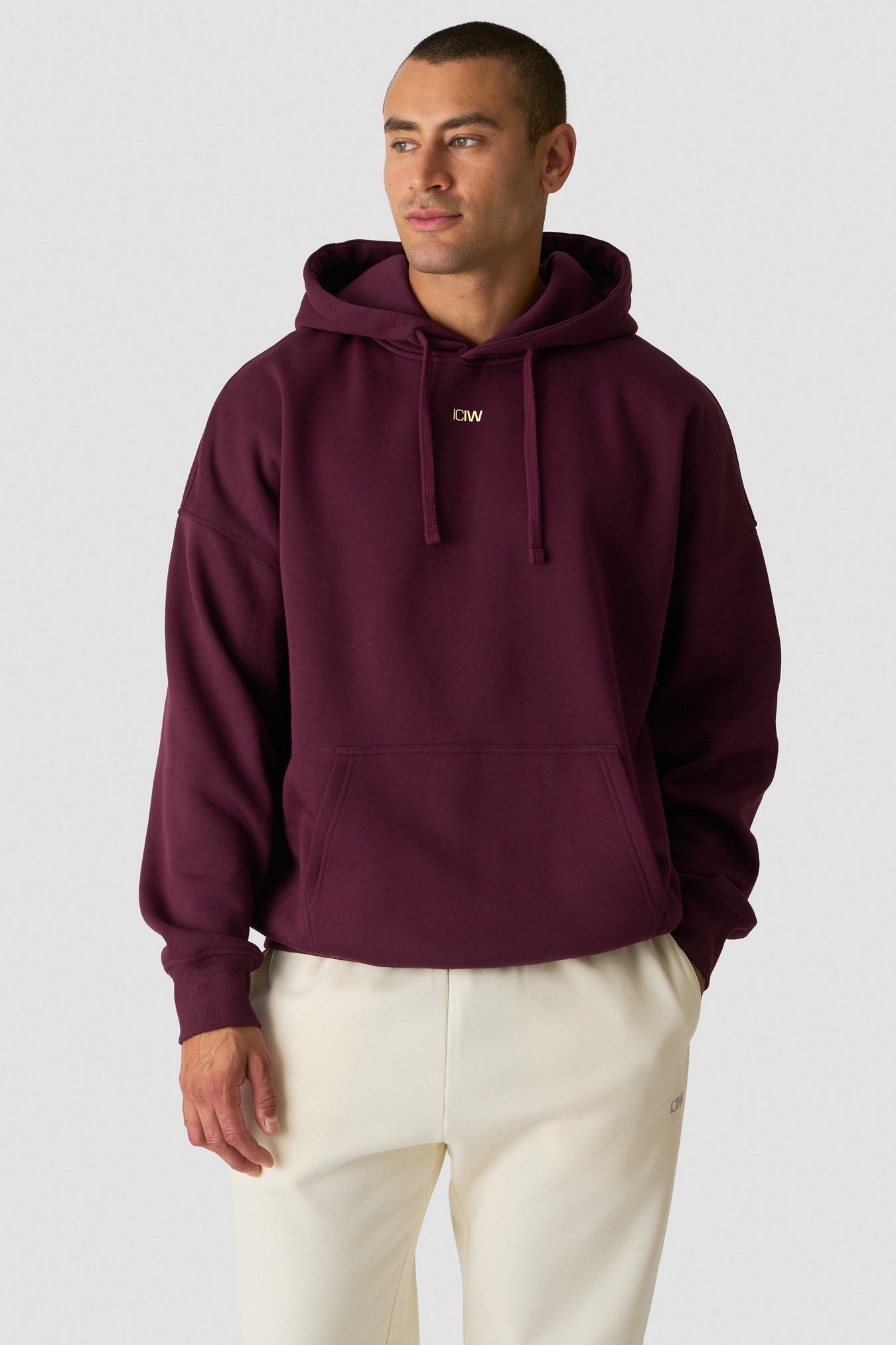 Everyday Relaxed Hoodie Print Dark mahogany - Bild 2