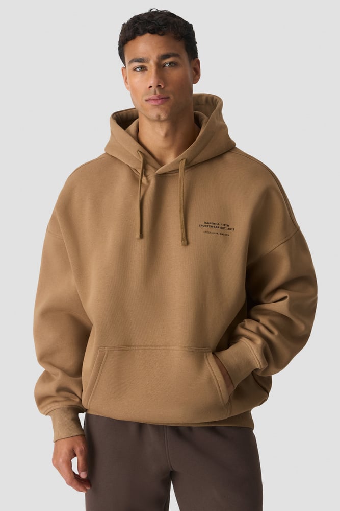Everyday Relaxed Hoodie Print Cashmere