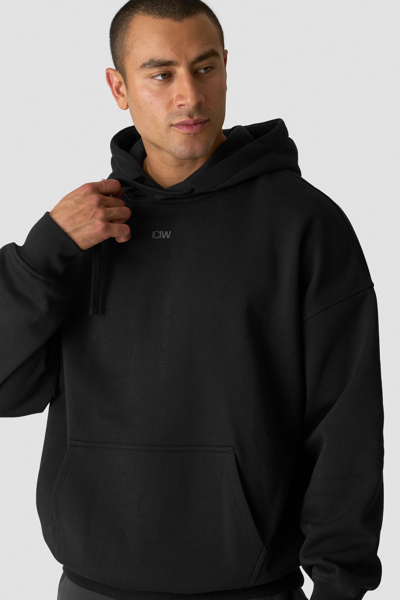 Everyday Relaxed Hoodie Print Black - Bild 1