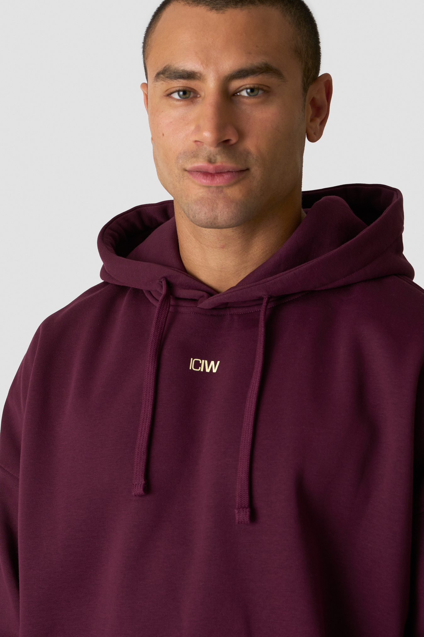 Everyday Relaxed Hoodie Print Dark mahogany - Bild 4