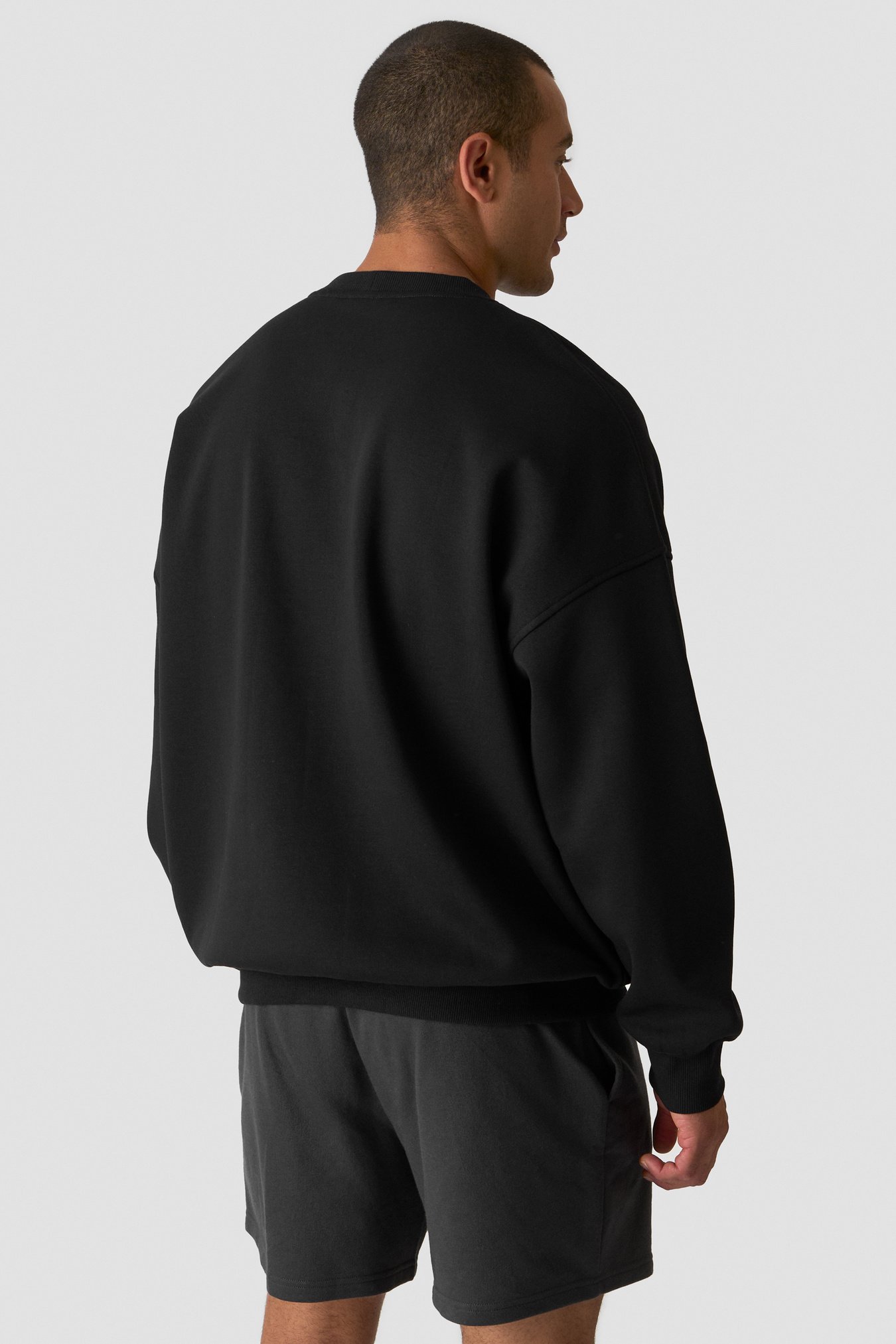 Everyday Relaxed Crewneck Print Black - Bild 1