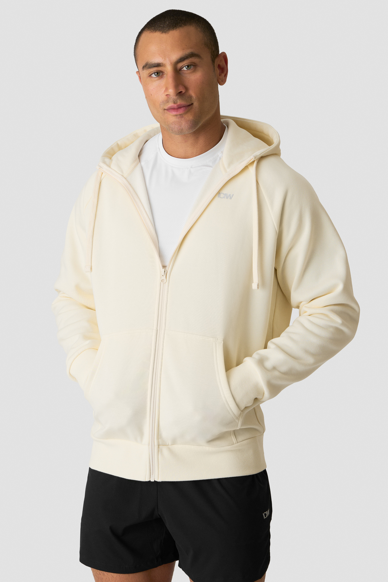Everyday Zip Hoodie Cream - Bild 1