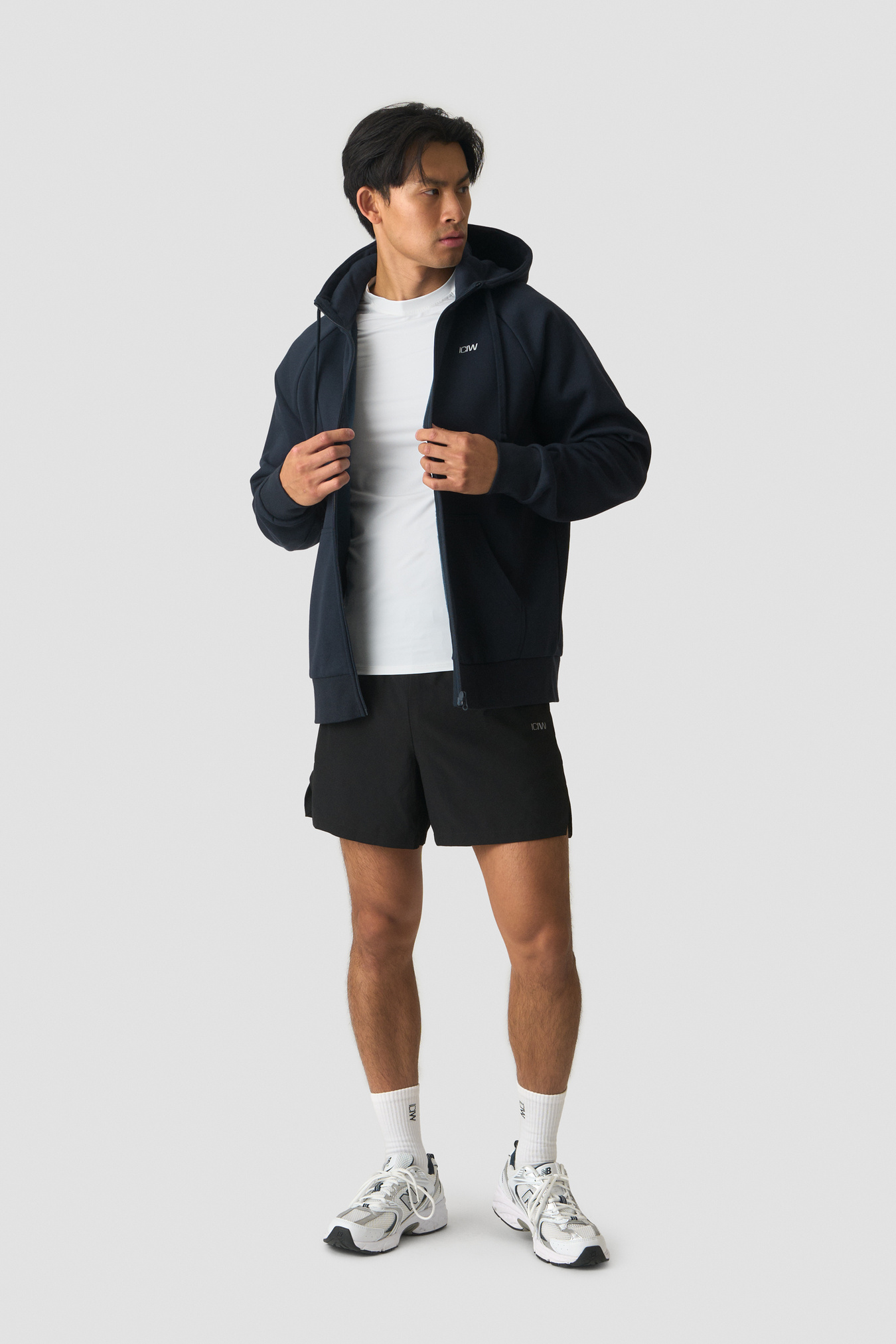 Everyday Zip Hoodie Navy - Bild 4