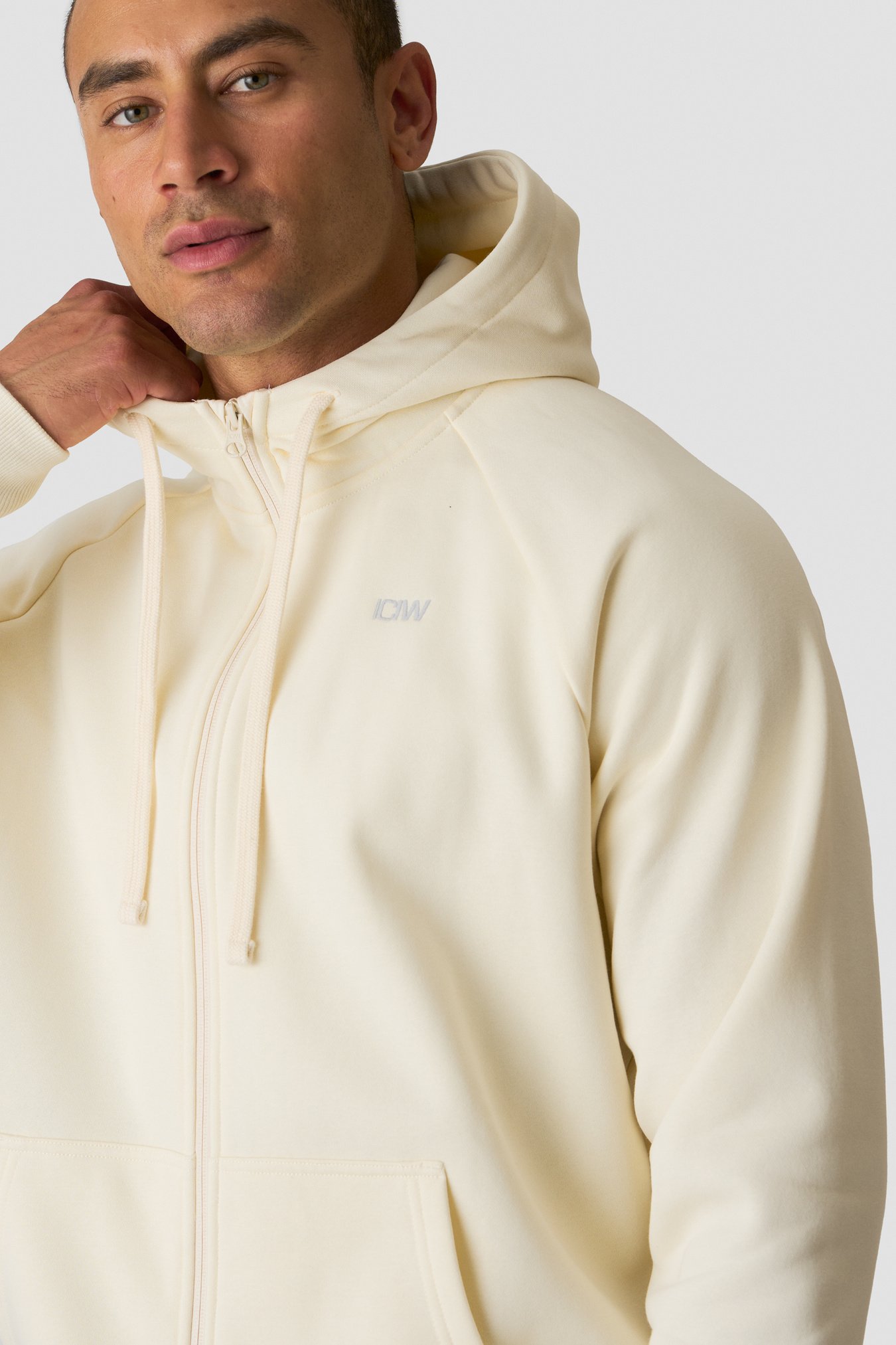 Everyday Zip Hoodie Cream - Bild 0