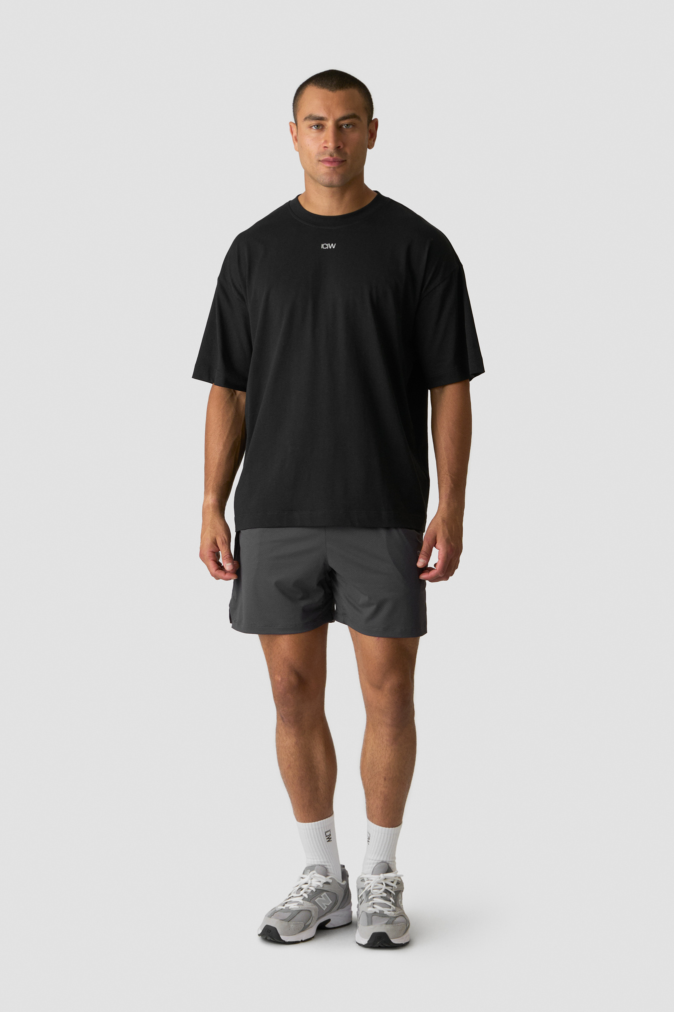 Everyday Oversized Cotton T-shirt Black - Bild 3
