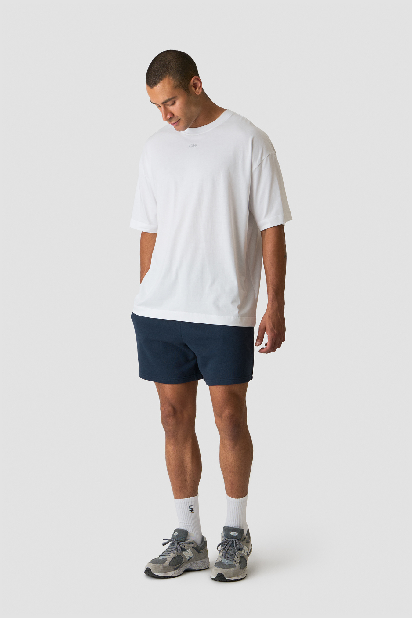 Everyday Oversized Cotton T-shirt White Snow - Bild 3