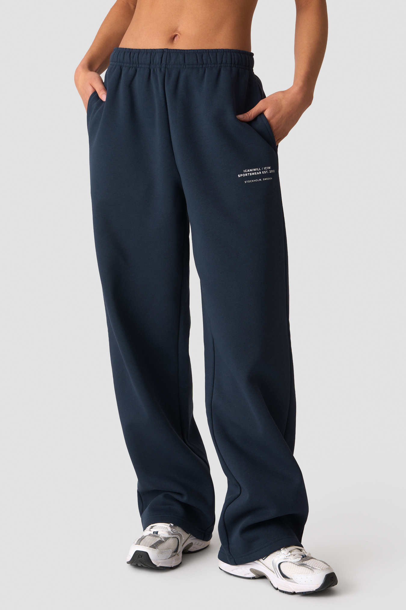 Everyday Straight Leg Sweat Pants Midnight Blue - image 1