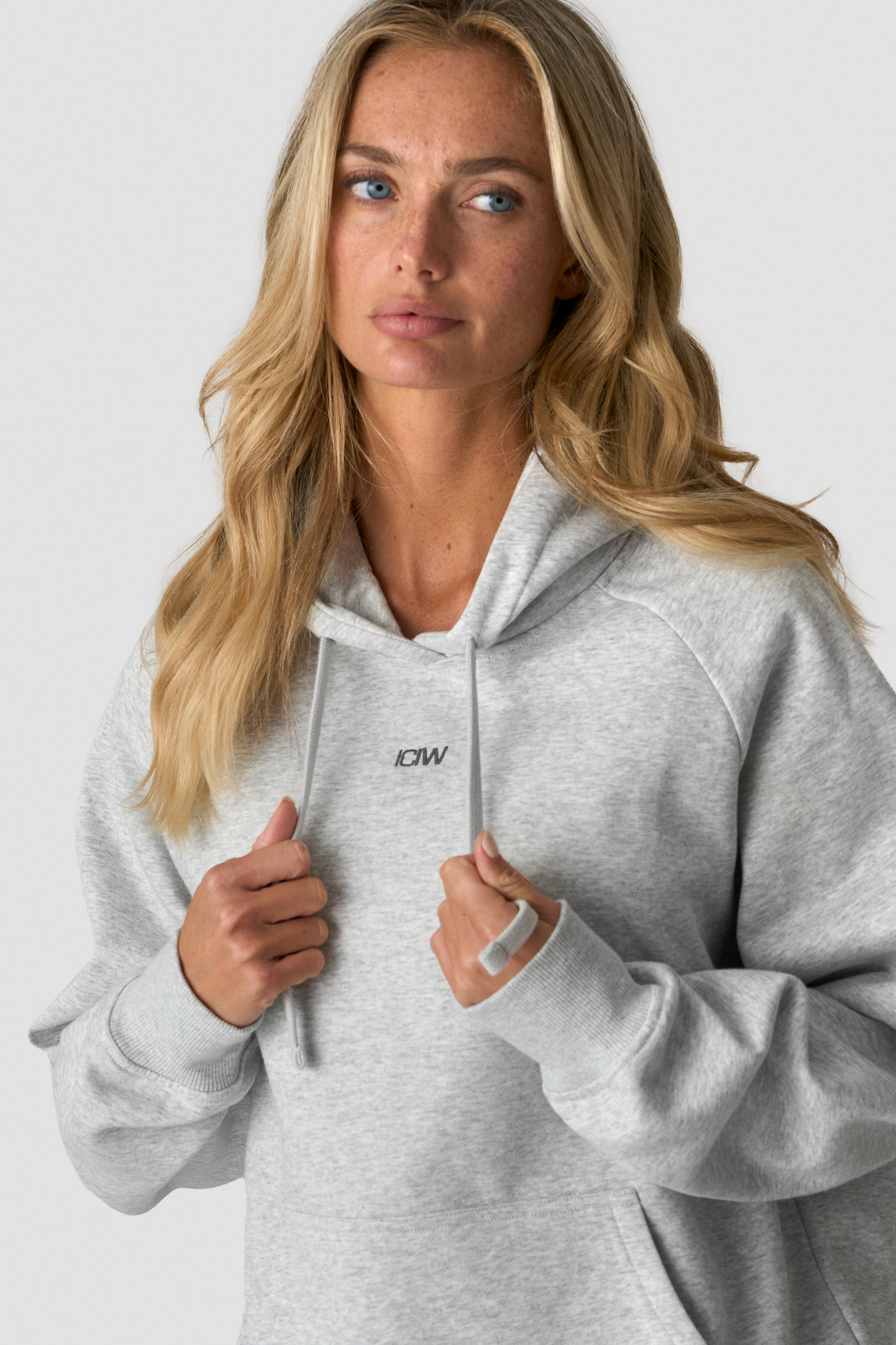 Everyday Hoodie Light Grey Melange - Bild 0
