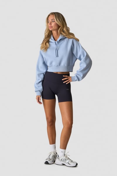 
                    Everyday Cropped Hoodie Light Violet Slate
                    
                  