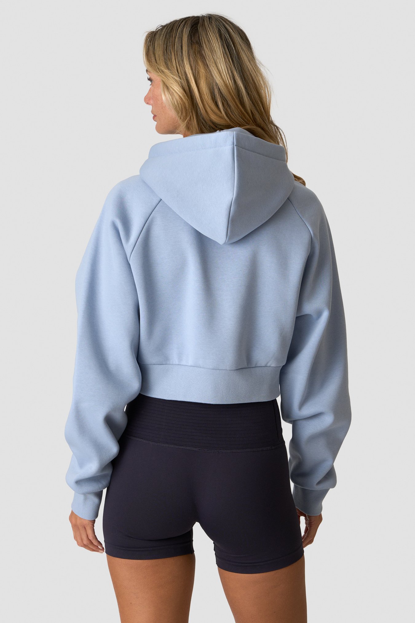 Everyday Cropped Hoodie Light Violet Slate - Bild 2