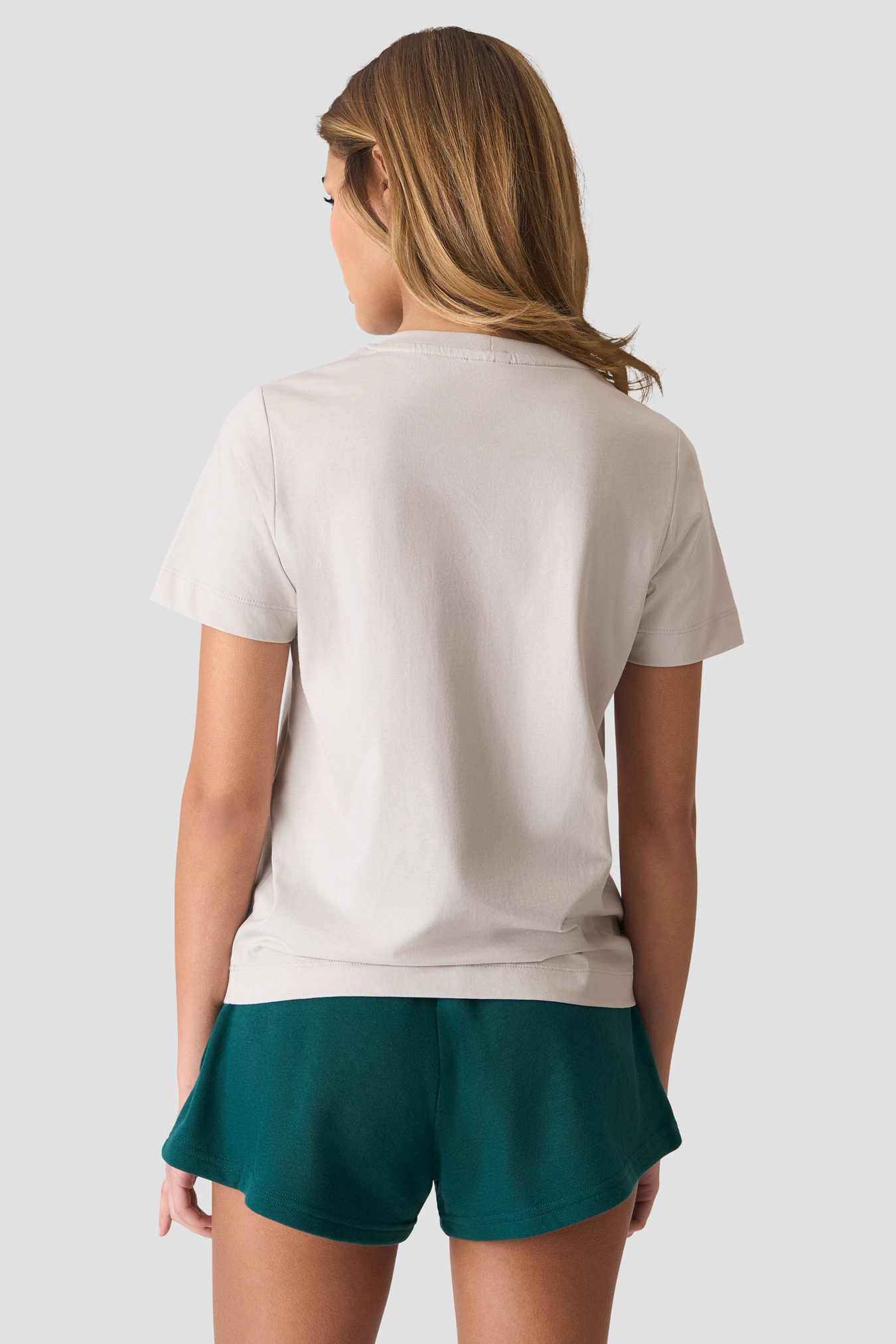 Everyday Cotton T-shirt Light Dusty Beige - image 2