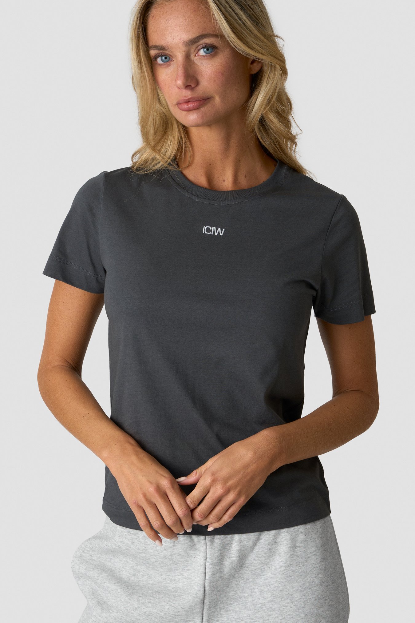 Everyday Cotton T-shirt Charcoal Grey - imagen 1