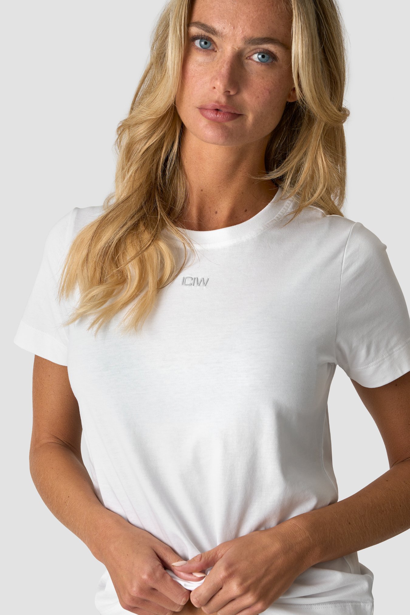 Everyday Cotton T-shirt White Snow - imagen 1
