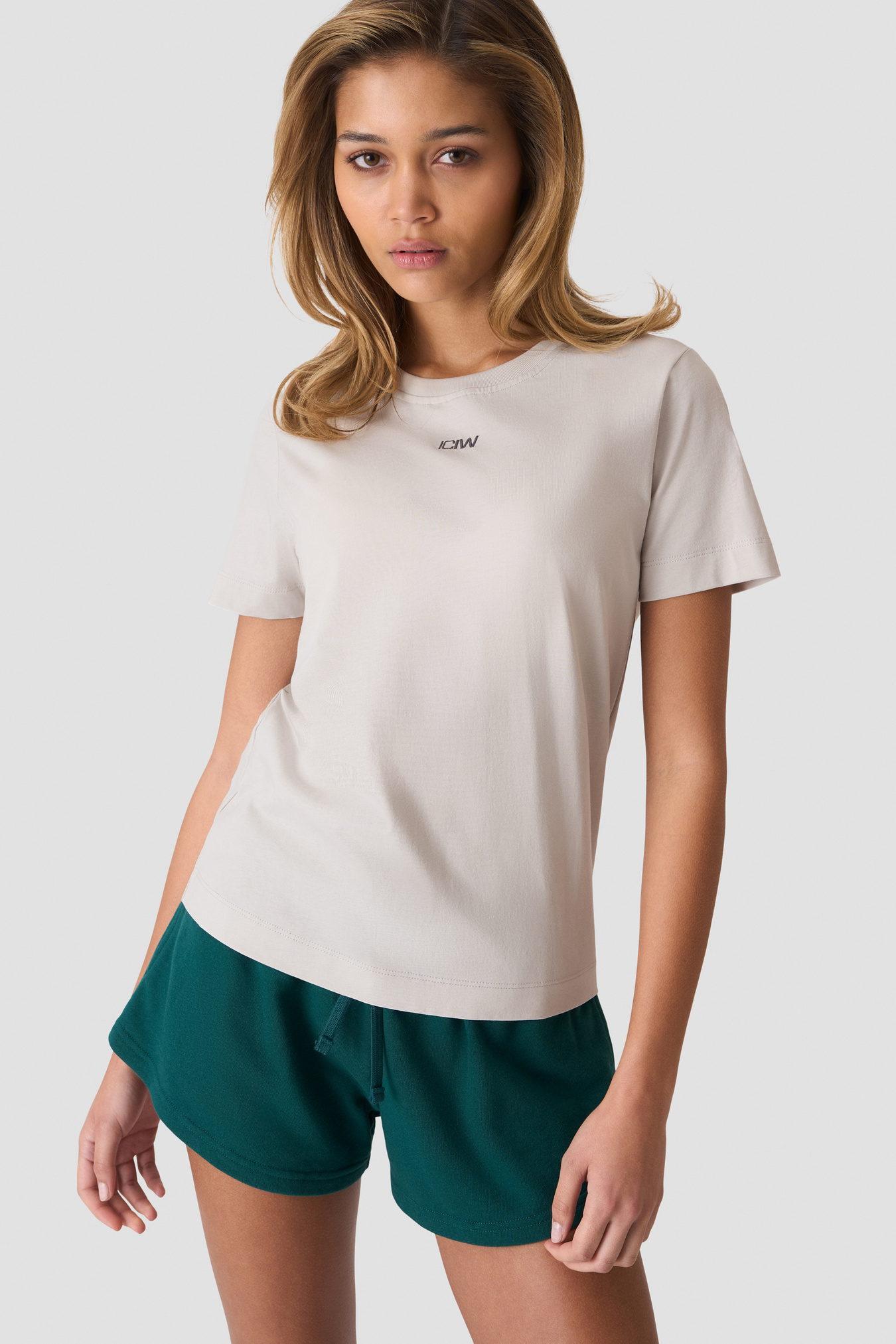 Everyday Cotton T-shirt Light Dusty Beige - image 1