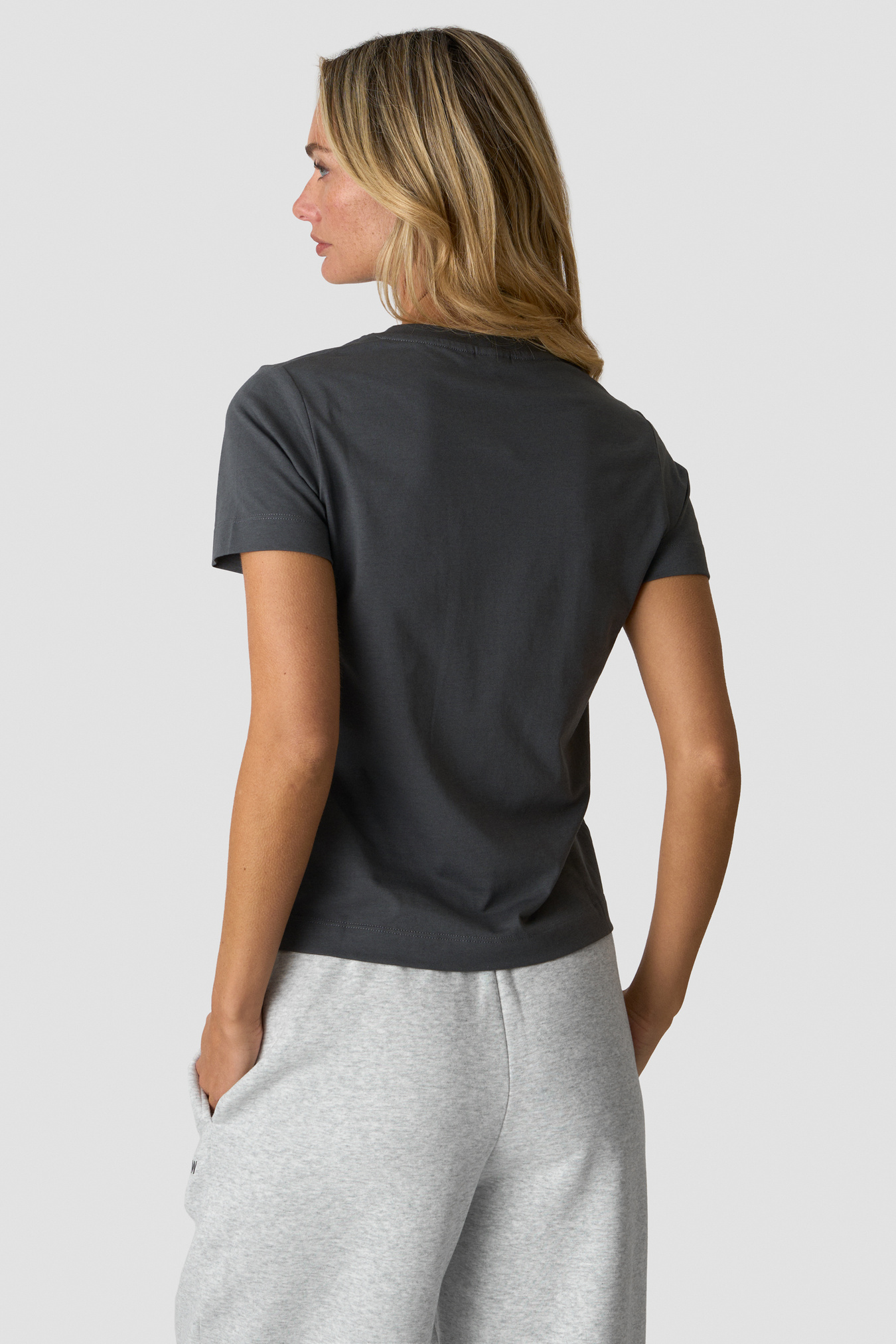 Everyday Cotton T-shirt Charcoal Grey - imagen 2