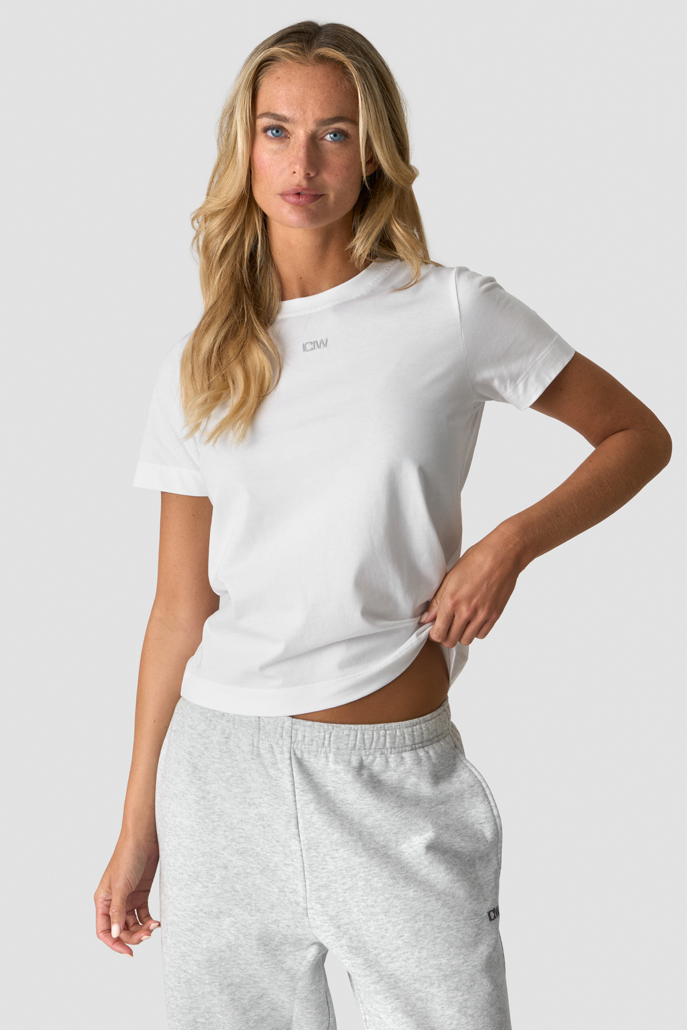 Everyday Cotton T-shirt White Snow - imagen 0