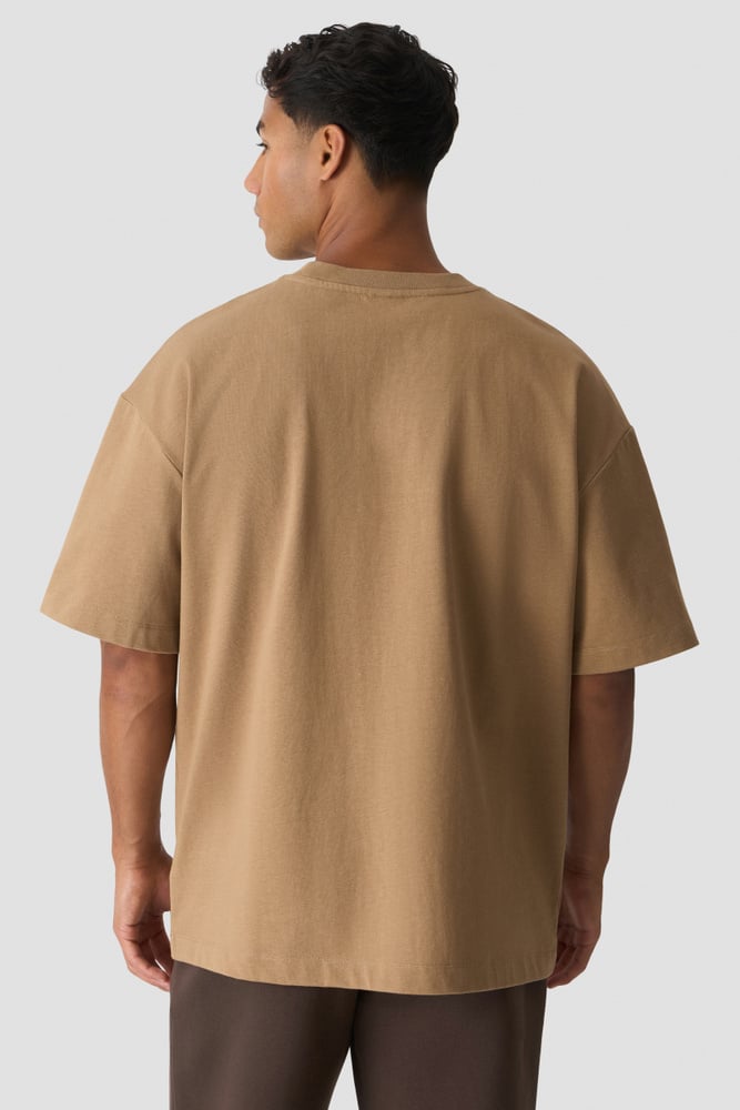 Essence Heavy Cotton T-Shirt Print Cashmere