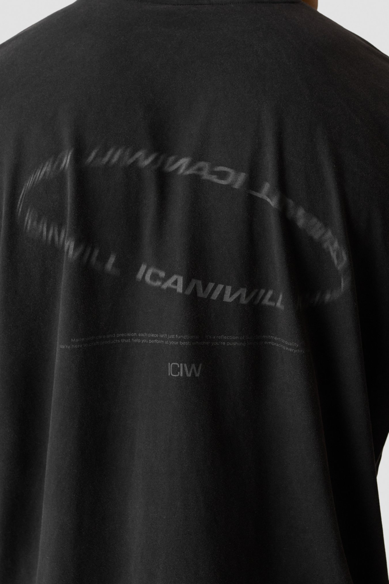 Stonewashed Long Sleeve T-shirt Print Black - bild 3