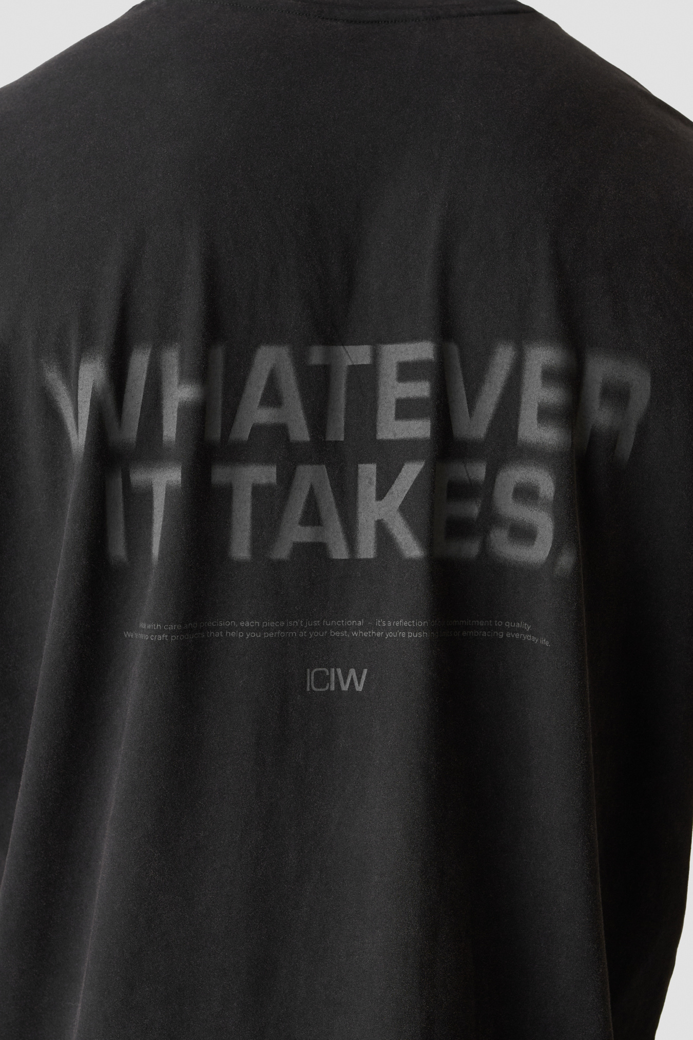 Stonewashed T-Shirt Print Stone Wash Black - bild 4