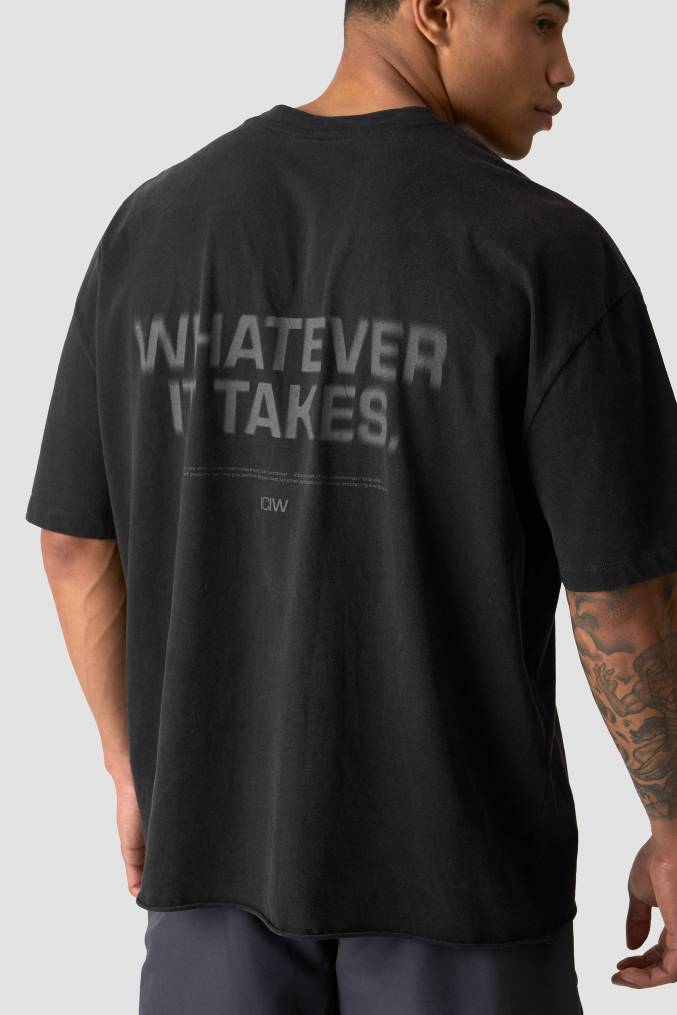 Stonewashed T-Shirt Print Stone Wash Black - bild 3