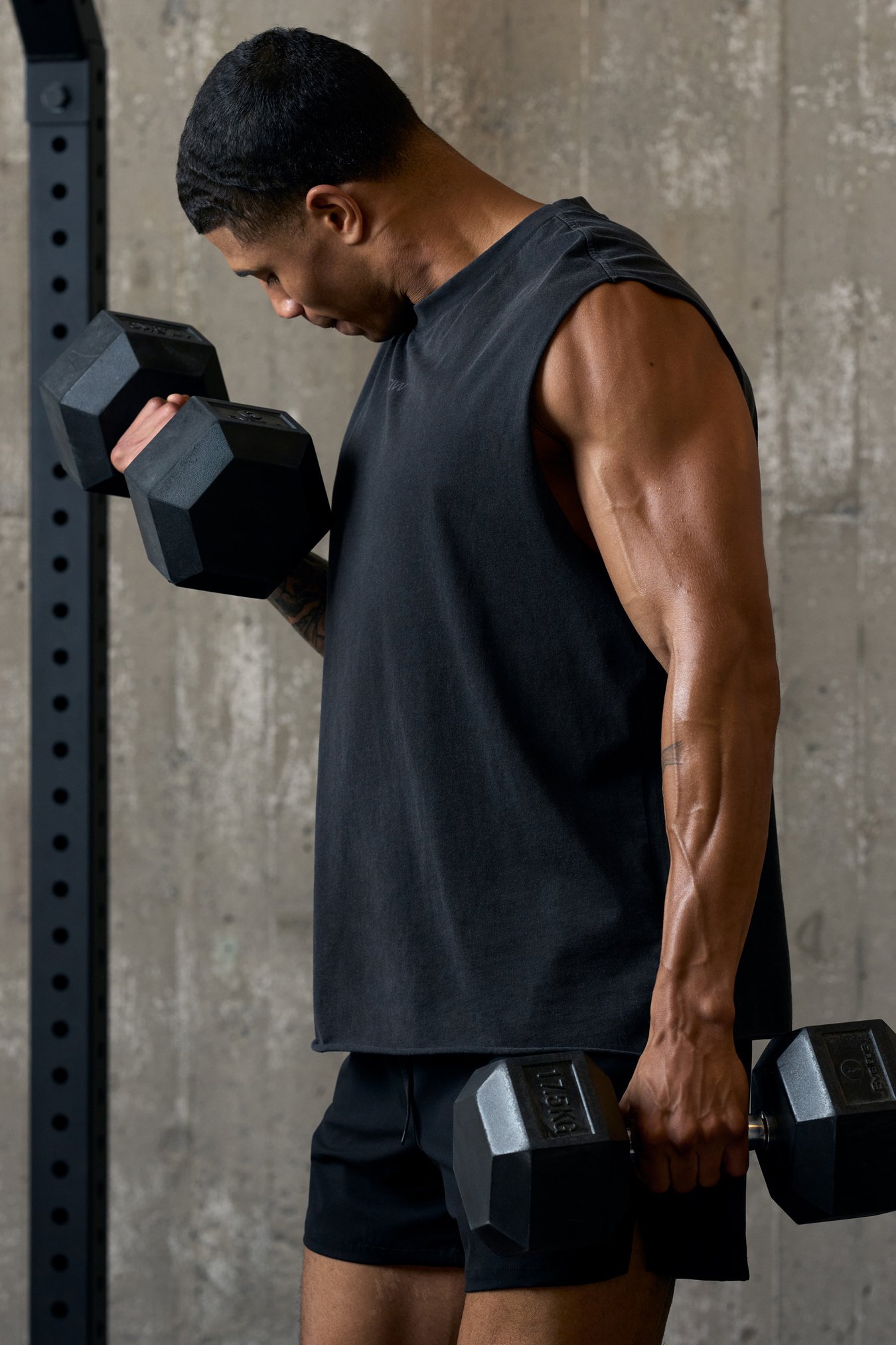 Stonewashed Tank Print Black - bild 5