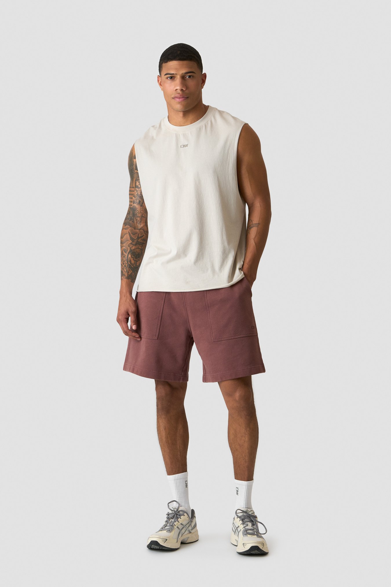 Stonewashed Tank Print Light Beige - bild 5