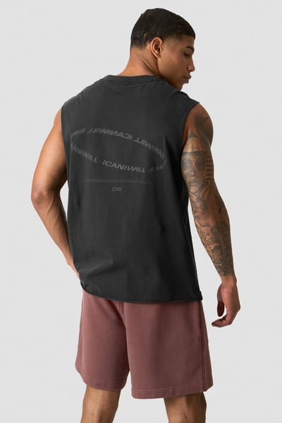 
                    Stonewashed Tank Print Black
                    
                  